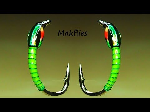 Видео: Вязание мушек на светофоре / Хирономид от Мака