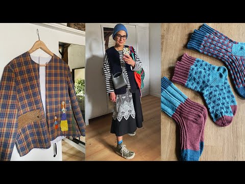 Видео: Ругаюсь, злюсь и вяжу носки 🧶 Рукодельная неделя со мной 🧶 Шью куртку
