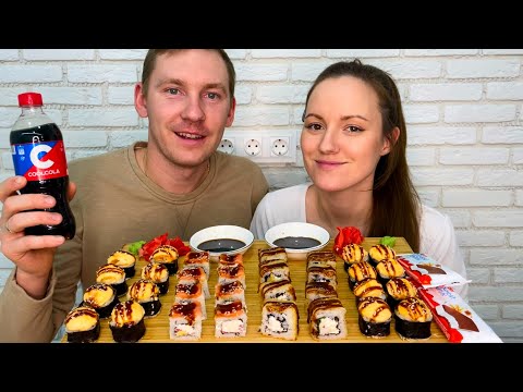 Видео: МУКБАНГ РОЛЛЫ КОНКУРС ФИЛАДЕЛЬФИЯ ЗАПЕЧЁННЫЕ ГОРЯЧИЕ MUKBANG ROLLS PHILADELPHIA BAKED CONTEST