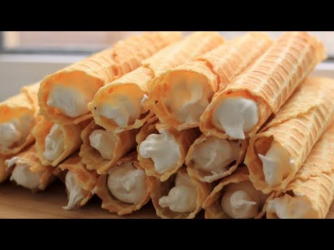 Видео: День блогера! ВАФЕЛЬНЫЕ ТРУБОЧКИ! Вкус из детства!