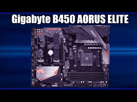 Видео: Материнская плата Gigabyte B450 AORUS ELITE