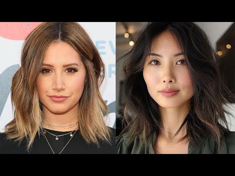 Видео: Многослойные стрижки преобразят ваш образ. Многослойные стрижки сейчас в тренде. Брюнетки с мелир...