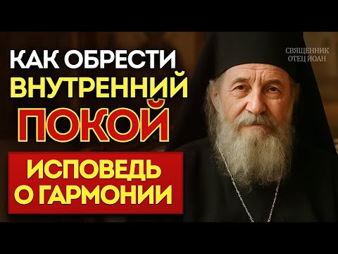Видео: Как прийти к гармонии с собой: исповедь и путь к внутреннему покою