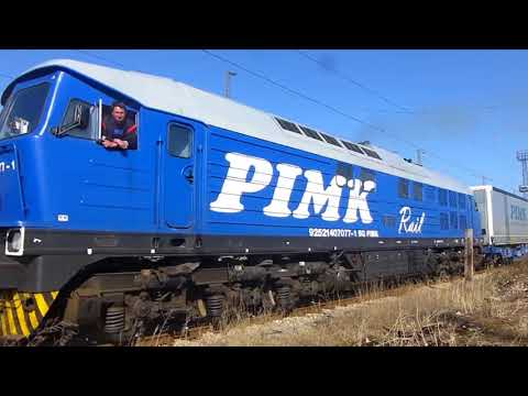 Видео: Влаковата композиция на PIMK Rail в действие