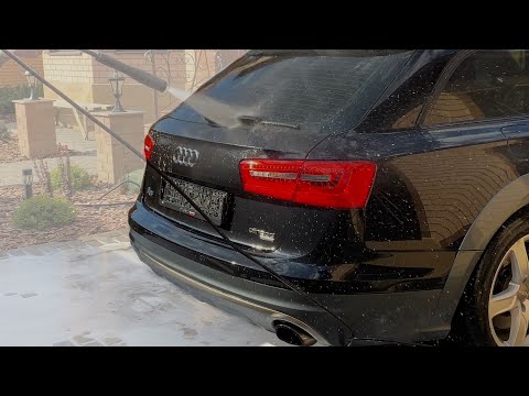 Видео: МОЙКА ГРЯЗНОЙ AUDI ALLROAD В ДОМАШНИХ УСЛОВИЯХ / ASMR