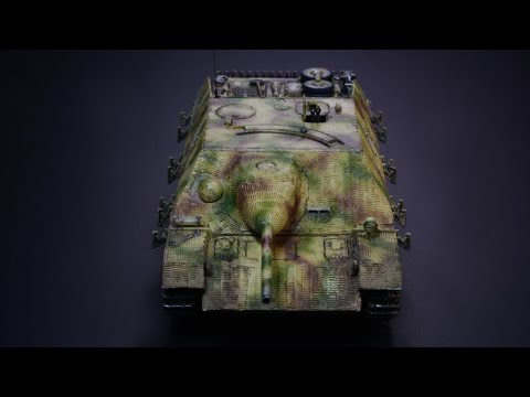 Видео: Jagdpanzer IV l/48 с циммеритом - 1/72 - Dragon - Tank Model