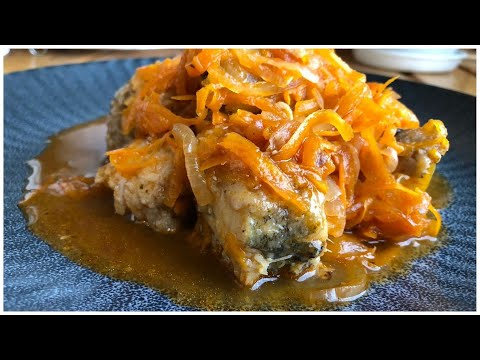 Видео: Рецепт "Рыба под маринадом", готовим из МИНТАЯ по классическому рецепту, как в советской столовой