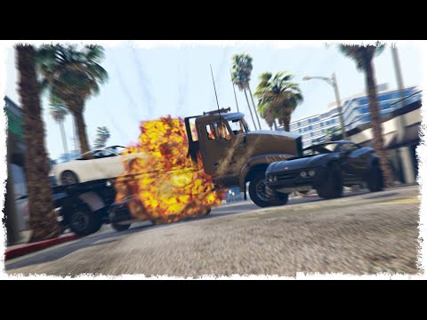Видео: НОВАЯ СМЕРТЕЛЬНАЯ АВТОКОЛОННА В GTA ONLINE!!!