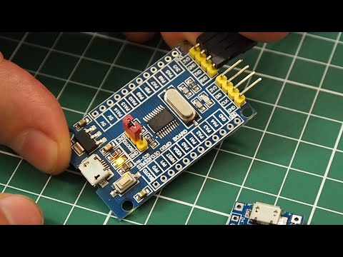 Видео: Плата с STM32 STM32F030F4P6 и Arduino IDE