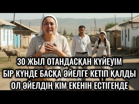 Видео: 30 ЖЫЛ ОТАНДАСҚАН КҮЙЕУІМ БІР КҮНДЕ БАСҚА ӘЙЕЛГЕ КЕТІП ҚАЛДЫ.ОЛ ӘЙЕЛЛІҢ КІМ ЕКЕНІН ЕСТІГЕНДЕ ШОШЫДЫМ