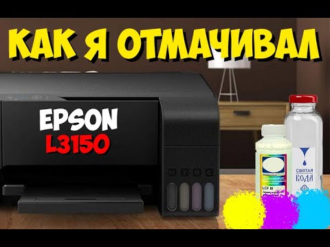 Видео: Попытка оживления высохшего Epson l3151