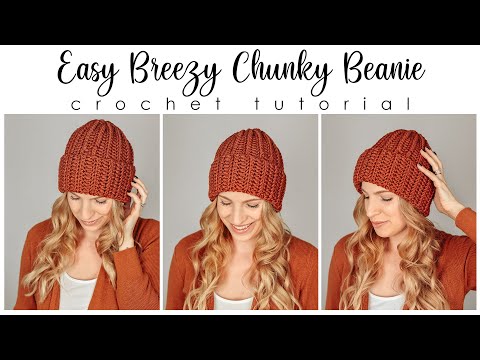 Видео: Простая объемная шапочка-бини с лёгким ворсом — руководство по вязанию шапки-бини для начинающих ...