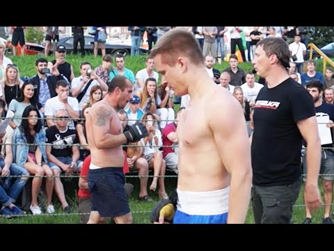 Видео: Боксер против Борца, Зрелищный бой!!!