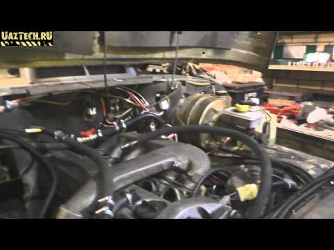 Видео: УазТех: Установка om603 ТУРБОДИЗЕЛЬ с КПП и РК Nissan Patrol Y61 на УАЗ Хантер, ЧАСТЬ 3