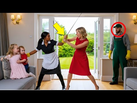 Видео: Миллиардер работал садовником под прикрытием, пока горничная не спасла его детей от невесты💔