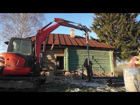 Видео: Пробное завинчивание | Мини-геология | Изыскания для винтовых свай