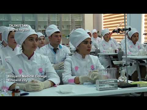 Видео: Ифтитоҳи бинои нави таълимии Коллеҷи тиббии шаҳри Хуҷанд ба номи Юсуф Исҳоқӣ  01.04.2023