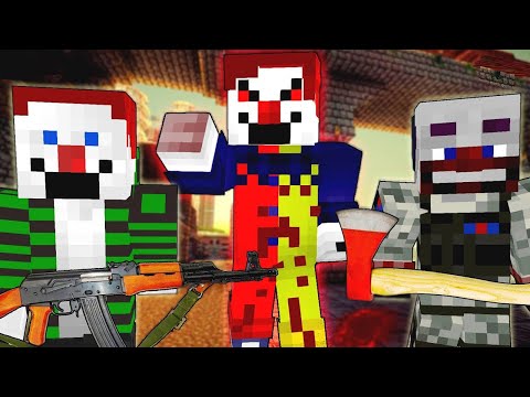 Видео: МИР КЛОУНОВ ЗОМБИ - MINECRAFT ФИЛЬМ