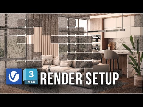 Видео: Настройка V-Ray Render для визуализации интерьера в 3Ds Max | Быстро и просто!