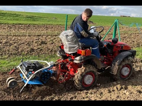 Видео: Гарантия МТЗ  и стоунбурьер  для миниМТЗ. Уникальная навеска для минитрактора #1