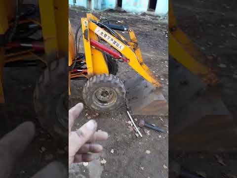 Видео: китайский мини-погрузчик ч.3. Обломило полуось!
