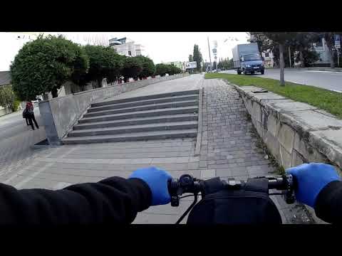 Видео: Электровелосипед Kugoo v1 тест в сложных условиях. Велопрогулка по Кисловодску.