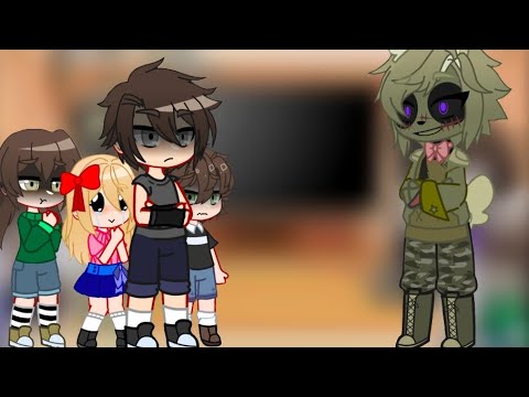 Видео: Реакция Афтонов на "Afton family" и "Salvaged Rage". | Gacha club