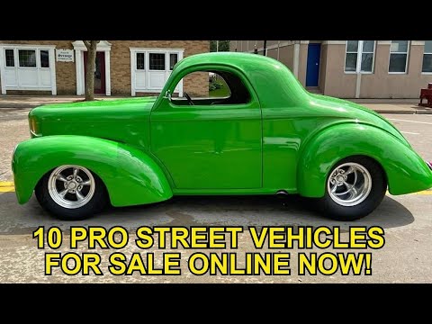 Видео: ПЯТНИЦА: PRO STREET VEHICLES! 10 автомобилей, продающихся на торговой площадке, ссылки на рекламу...