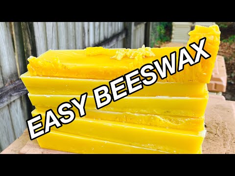 Видео: Ищете ПРОСТОЙ способ обработки прекрасного ПЧЕЛИНОГО ВОСКА? ПОПРОБУЙТЕ ЭТО!!!