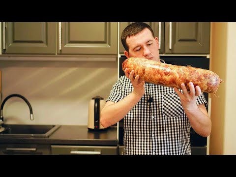 Видео: ВЕТЧИНА В ГОВЯЖЬЕЙ СИНЮГЕ! 5КГ! ЗА ОДИН ДЕНЬ что получилось?