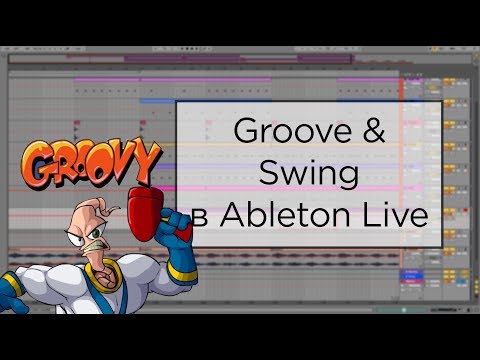 Видео: Groove & Swing в Ableton Live 10. Как придать ударным реальное звучание.