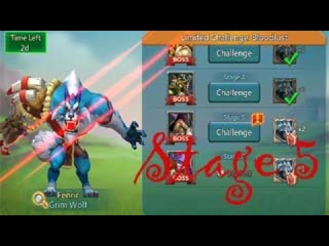 Видео: Lords Mobile: Bloodlust Grim Wolf 30 сентября 2025 г. Ограниченное испытание: этап 5