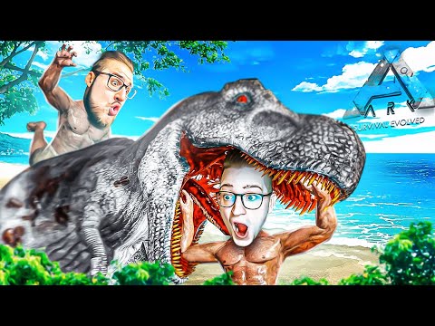 Видео: НА НАС НАПАЛ САМЫЙ ГИГАНСТКИЙ ДИНОЗАВР В АРК SURVIVAL!