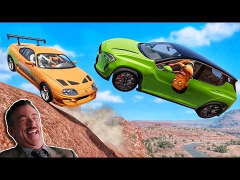 Видео: Смешные моменты Supra MK4 🤣 #2 - [BeamNG.Drive]