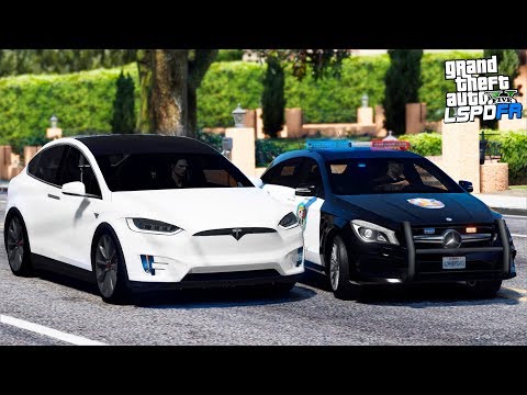 Видео: ПОЛИЦЕЙСКИЕ БУДНИ В GTA 5 - ПОГОНЯ ЗА УГНАННОЙ TESLA MODEL X! ПРЕСТУПНИК ПОПАЛ В АВАРИЮ! 🌊ВОТЕР