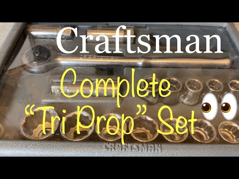 Видео: Набор храповиков Craftsman Tri Prop 34831 для разборки и обслуживания (храповик 43176)