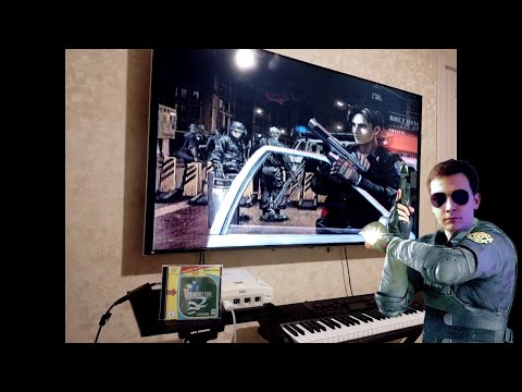 Видео: Resident Evil-2 (Sega Dreamcast) Leon A Nightmare, перевод Kudos