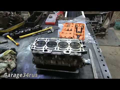 Видео: Веста 1часть. (Ленинск)180т.км ремонт ДВС