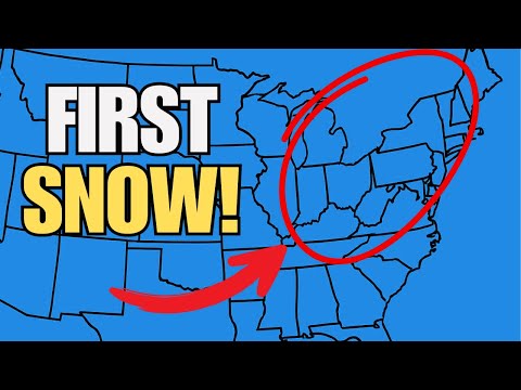 Видео: Надвигается обширный снегопад + опасные порывы ветра