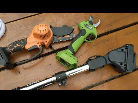 Видео: Подовгувач для пилки та секатора