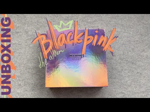 Видео: ✿ распаковка BLACKPINK 블랙핑크 1st full album THE ALBUM ✿ 4 ver.