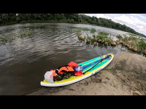 Видео: На сапборде по реке Иловля и Дон,24 км по воде на  сапе