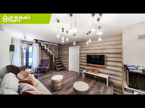 Видео: Дачный ответ - Гостиная с полосатым брусом (31.03.2013)