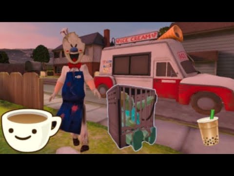 Видео: Прохождение мороженщика 1 против кофейного мороженщика на режиме HARD ice scream 1