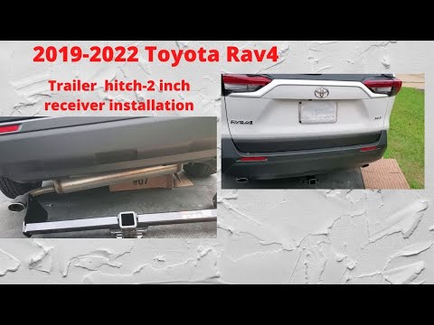 Видео: Установка фаркопа Toyota Rav4 2019 года.