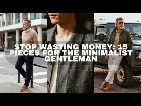 Видео: Хватит тратить деньги: 15 вещей для джентльмена-минималиста