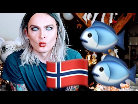 Видео: МУКБАНГ! Лосось и креветки. Как уехать в Норвегию? И зачем это вам надо?