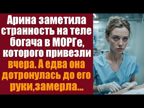 Видео: Арина заметила странное на теле богача в морге, а едва коснулась — он открыл глаза.
