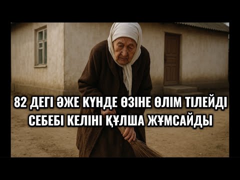 Видео: 82 ДЕГІ ӘЖЕ КҮНДЕ ӨЗІНЕ ӨЛІМ ТІЛЕЙДІ,СЕБЕБІ КЕЛІННЕН ШАРШАДЫ,ҚҰЛША ЖҰМСАЙДЫ