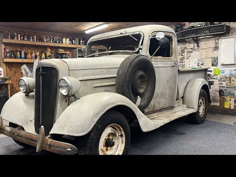 Видео: Находка в гараже! Грузовик Grand Master Chevy 1936 года. Сможем ли мы его завести?
